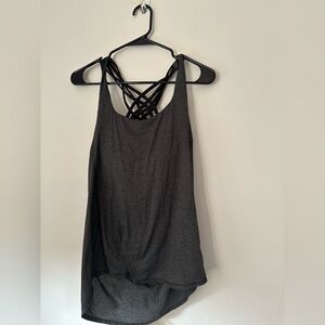 Lululemon Athletica Charcoal Strappy Tank Top